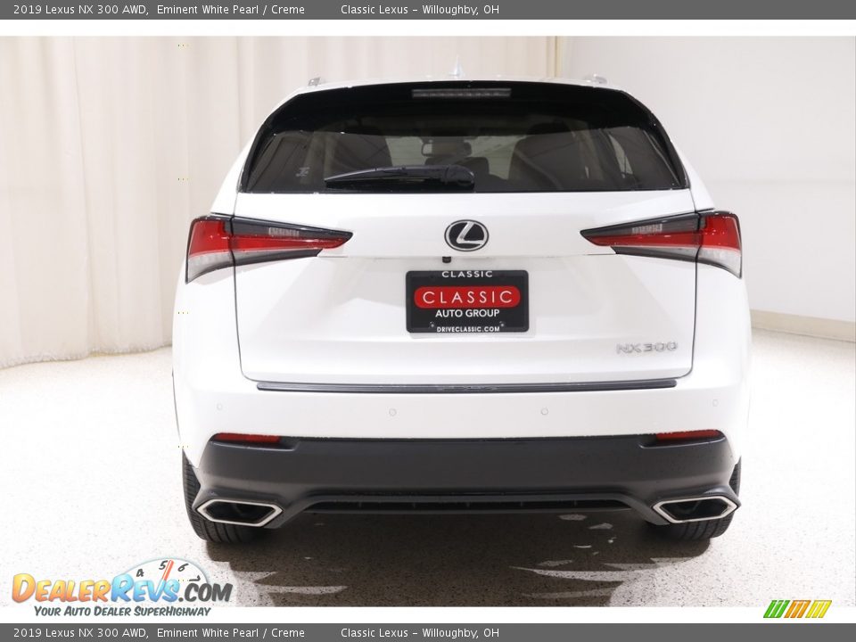 2019 Lexus NX 300 AWD Eminent White Pearl / Creme Photo #19