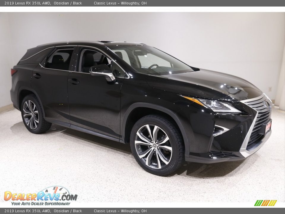 Obsidian 2019 Lexus RX 350L AWD Photo #1