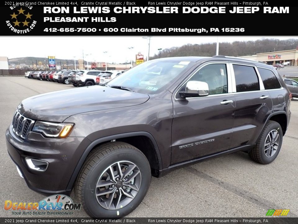 2021 Jeep Grand Cherokee Limited 4x4 Granite Crystal Metallic / Black Photo #1