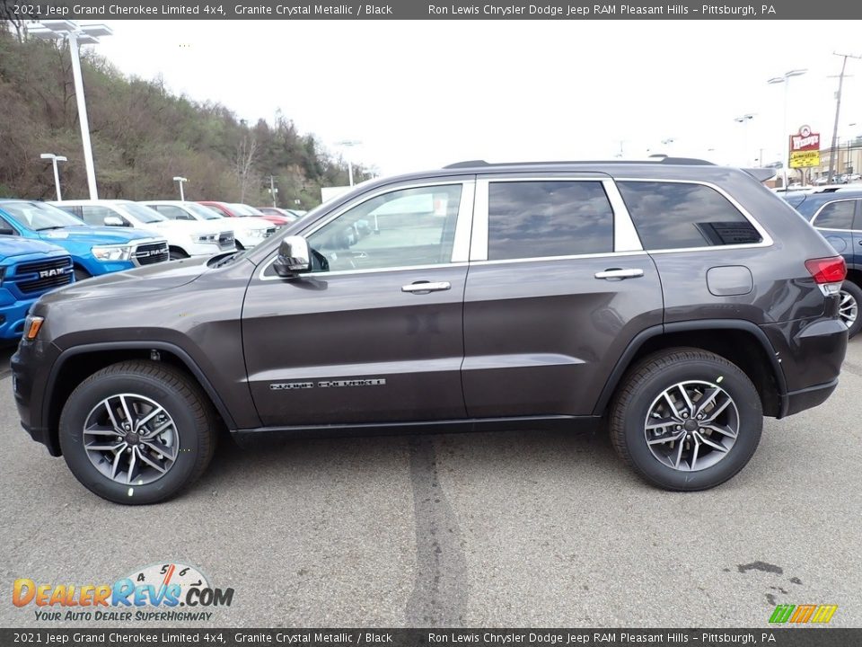 2021 Jeep Grand Cherokee Limited 4x4 Granite Crystal Metallic / Black Photo #2