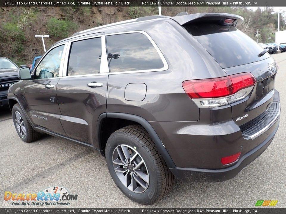 2021 Jeep Grand Cherokee Limited 4x4 Granite Crystal Metallic / Black Photo #3