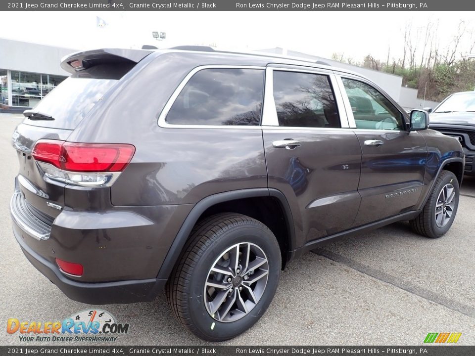 2021 Jeep Grand Cherokee Limited 4x4 Granite Crystal Metallic / Black Photo #6