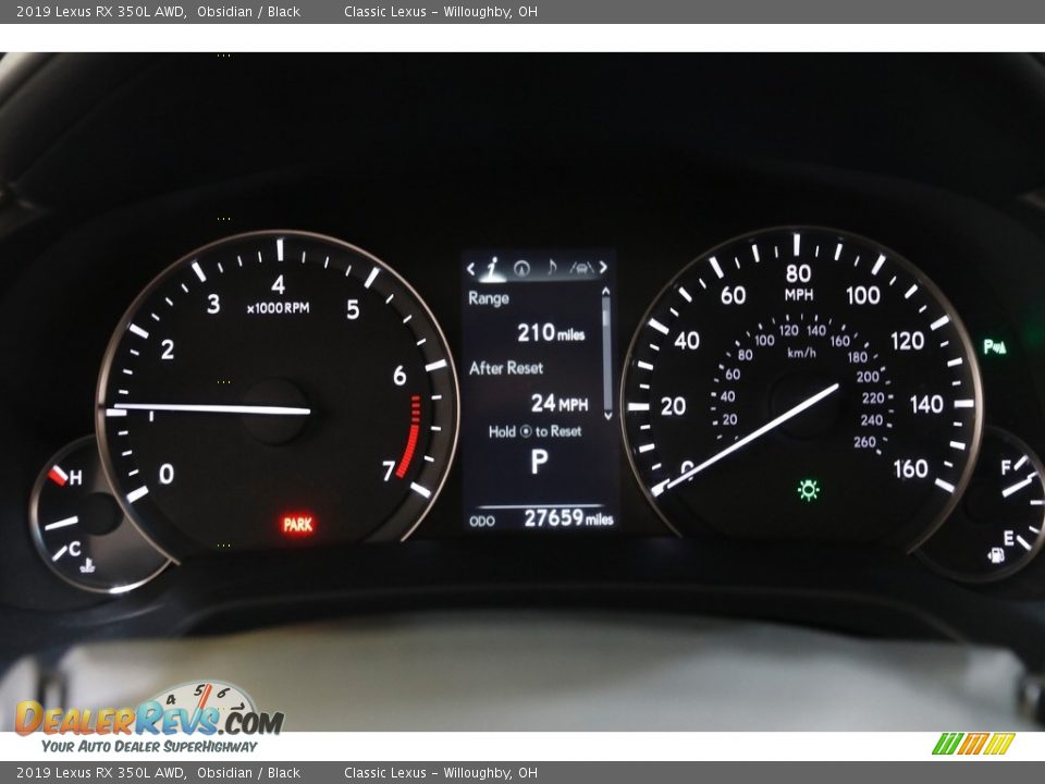 2019 Lexus RX 350L AWD Gauges Photo #8