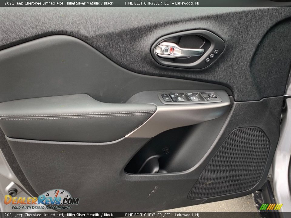 2021 Jeep Cherokee Limited 4x4 Billet Silver Metallic / Black Photo #13