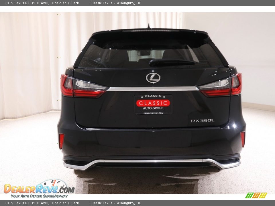 2019 Lexus RX 350L AWD Obsidian / Black Photo #21