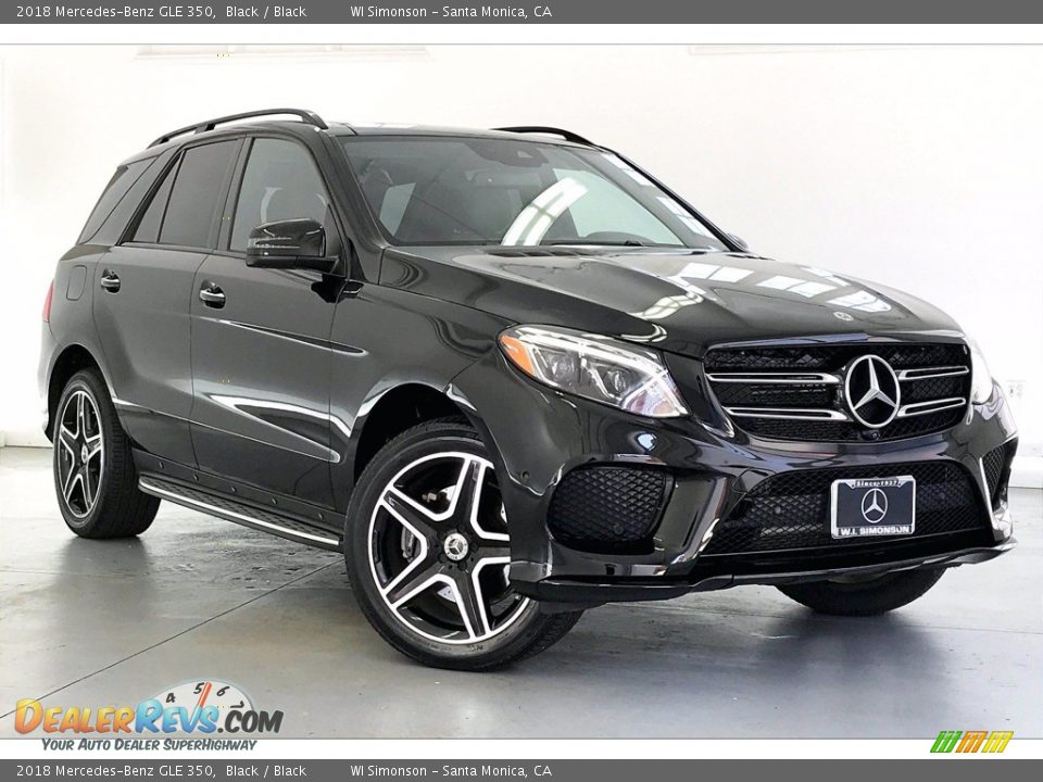 2018 Mercedes-Benz GLE 350 Black / Black Photo #34