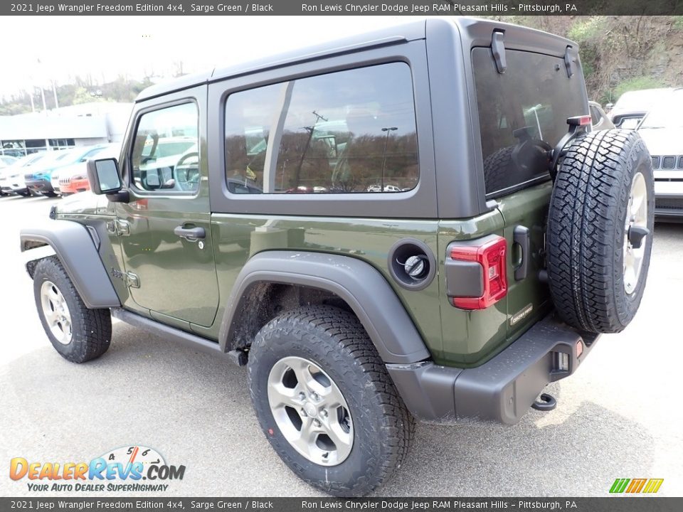 2021 Jeep Wrangler Freedom Edition 4x4 Sarge Green / Black Photo #3