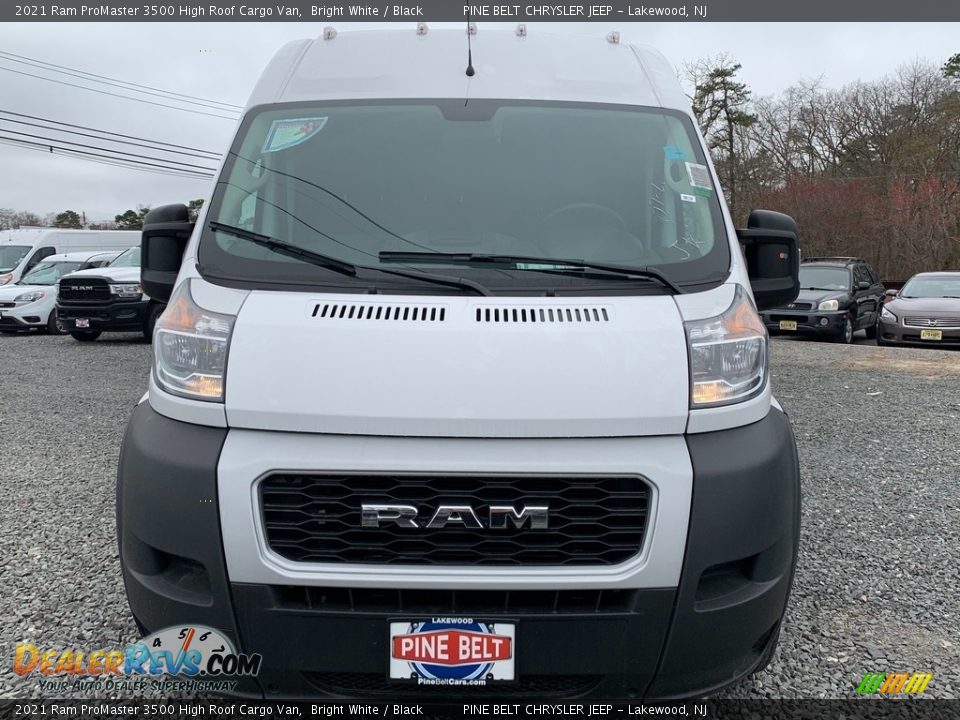 2021 Ram ProMaster 3500 High Roof Cargo Van Bright White / Black Photo #3