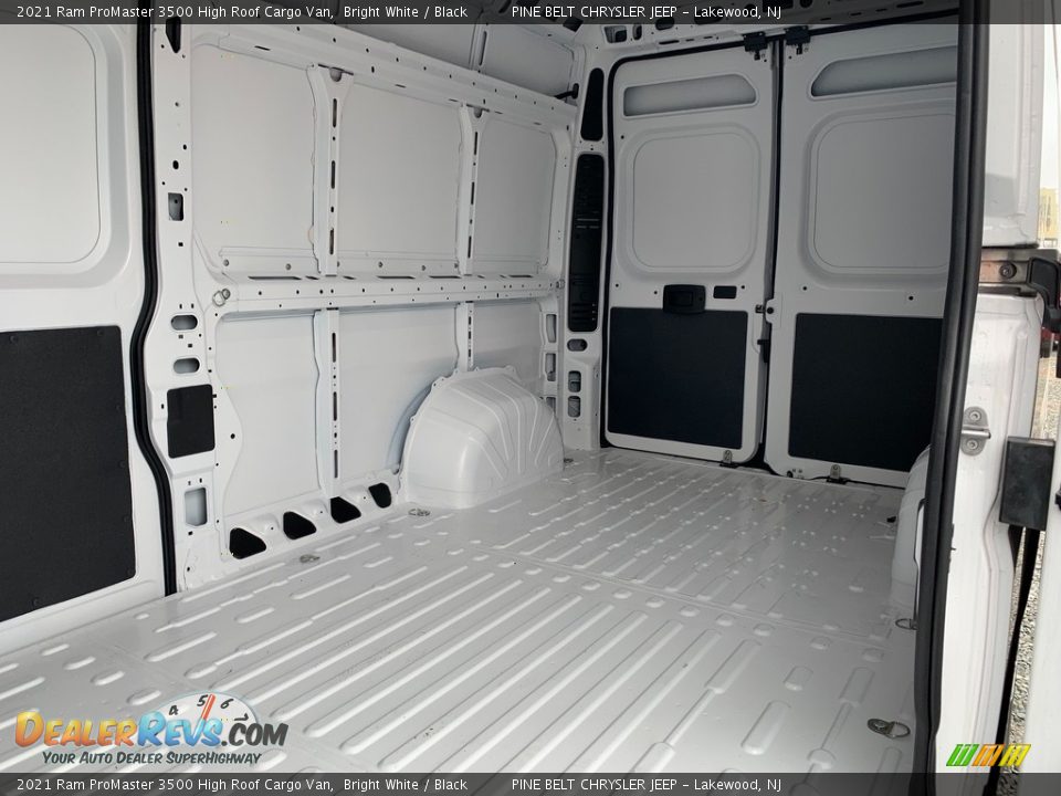 2021 Ram ProMaster 3500 High Roof Cargo Van Bright White / Black Photo #9