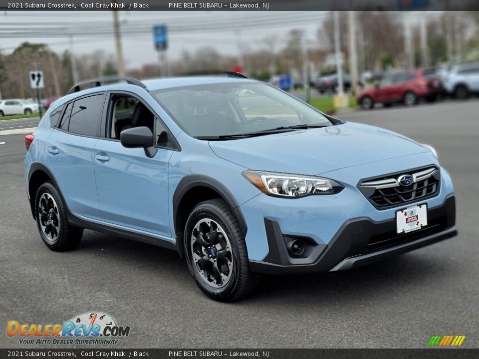 2021 Subaru Crosstrek Cool Gray Khaki / Black Photo #12