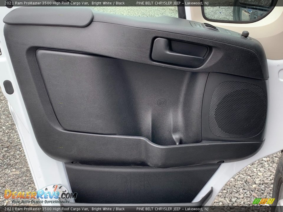 Door Panel of 2021 Ram ProMaster 3500 High Roof Cargo Van Photo #13