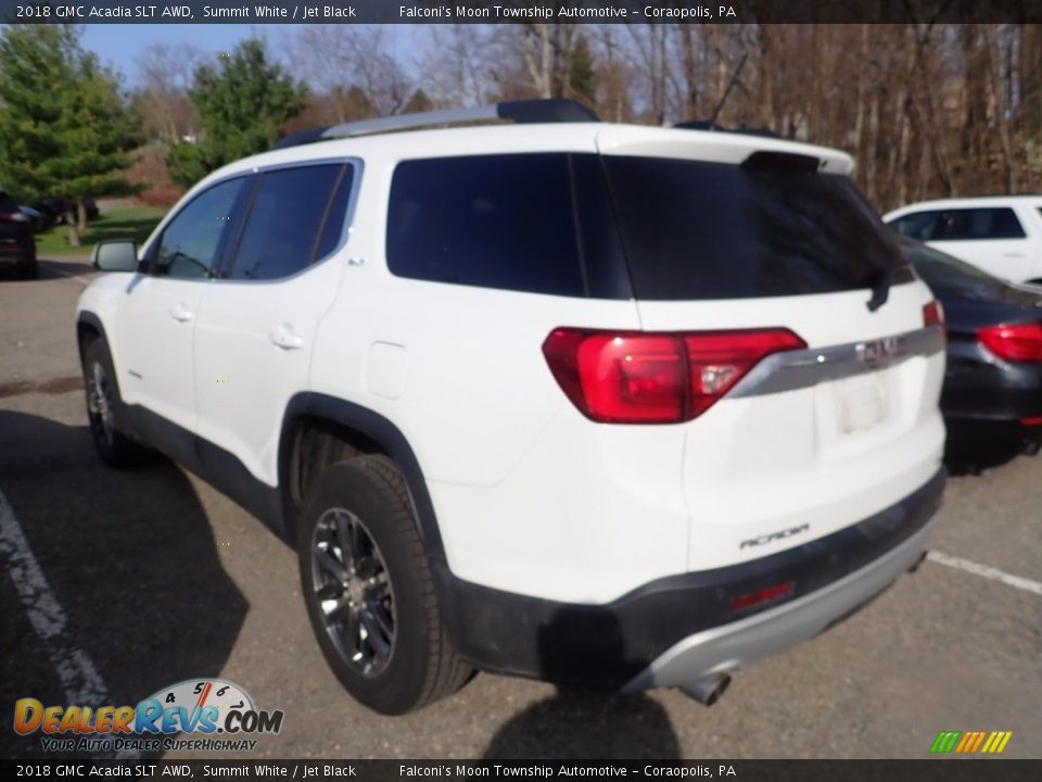 2018 GMC Acadia SLT AWD Summit White / Jet Black Photo #2