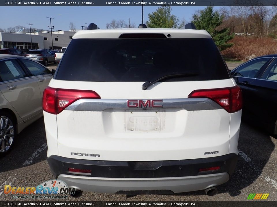 2018 GMC Acadia SLT AWD Summit White / Jet Black Photo #3