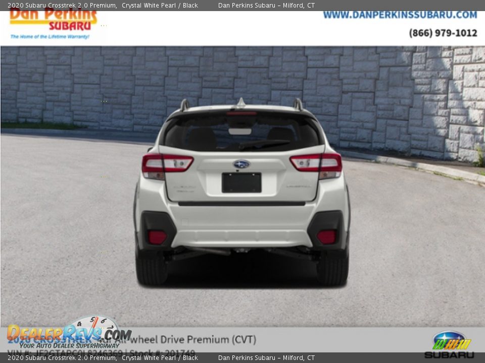 2020 Subaru Crosstrek 2.0 Premium Crystal White Pearl / Black Photo #8