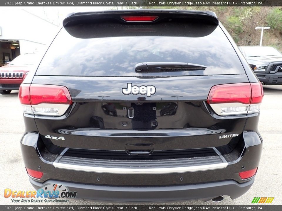 2021 Jeep Grand Cherokee Limited 4x4 Diamond Black Crystal Pearl / Black Photo #4