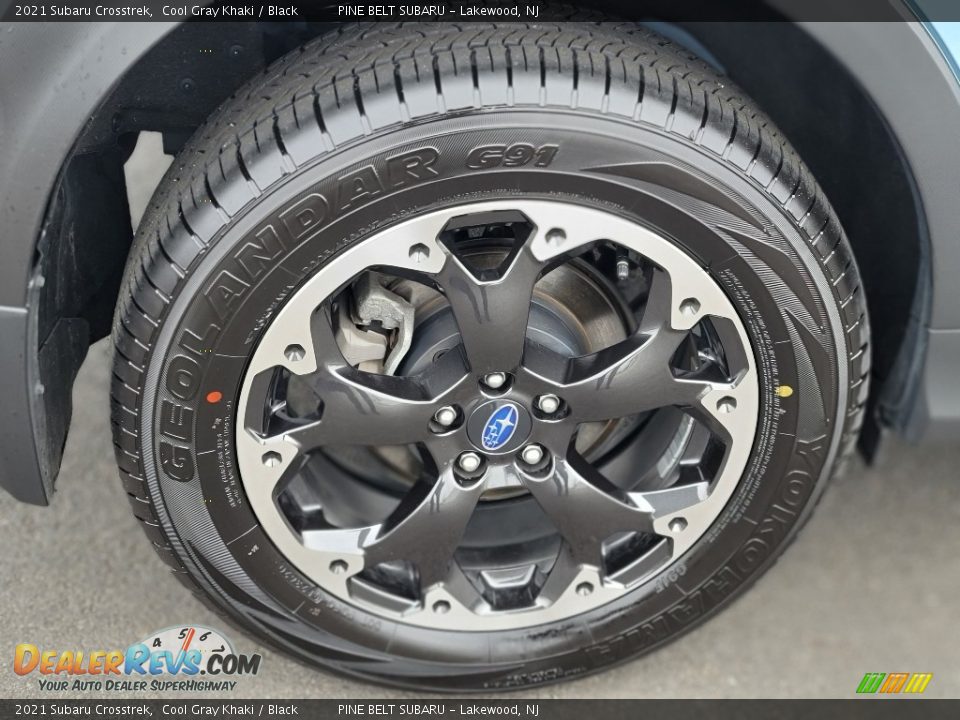 2021 Subaru Crosstrek Cool Gray Khaki / Black Photo #25