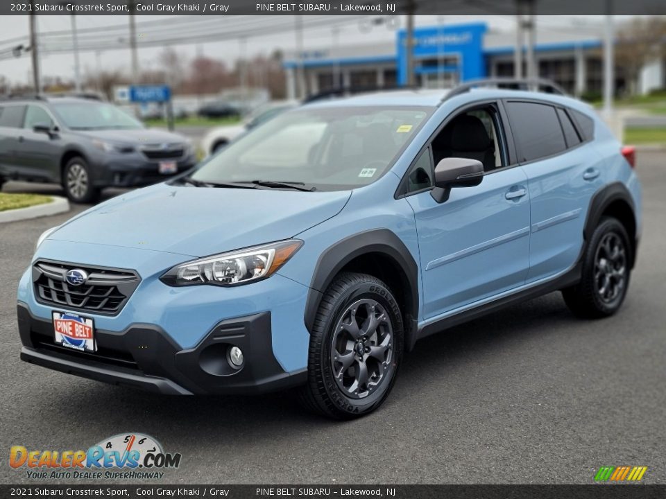 2021 Subaru Crosstrek Sport Cool Gray Khaki / Gray Photo #1