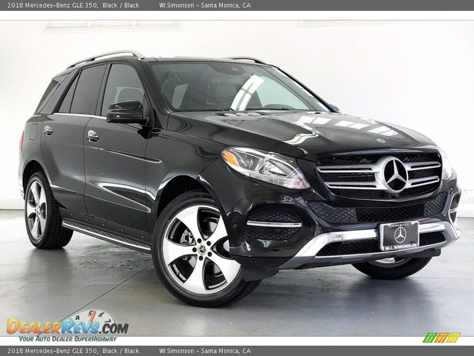 2018 Mercedes-Benz GLE 350 Black / Black Photo #34