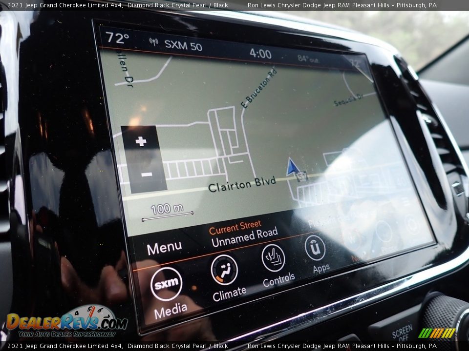 2021 Jeep Grand Cherokee Limited 4x4 Diamond Black Crystal Pearl / Black Photo #18