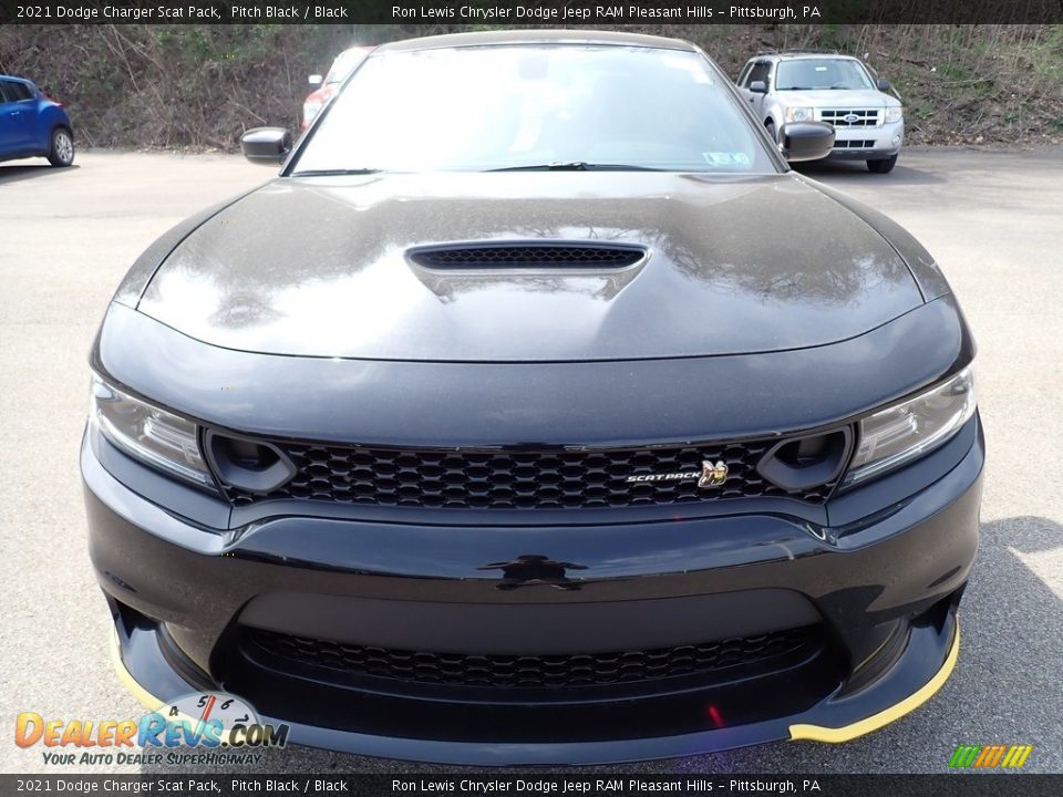 2021 Dodge Charger Scat Pack Pitch Black / Black Photo #9
