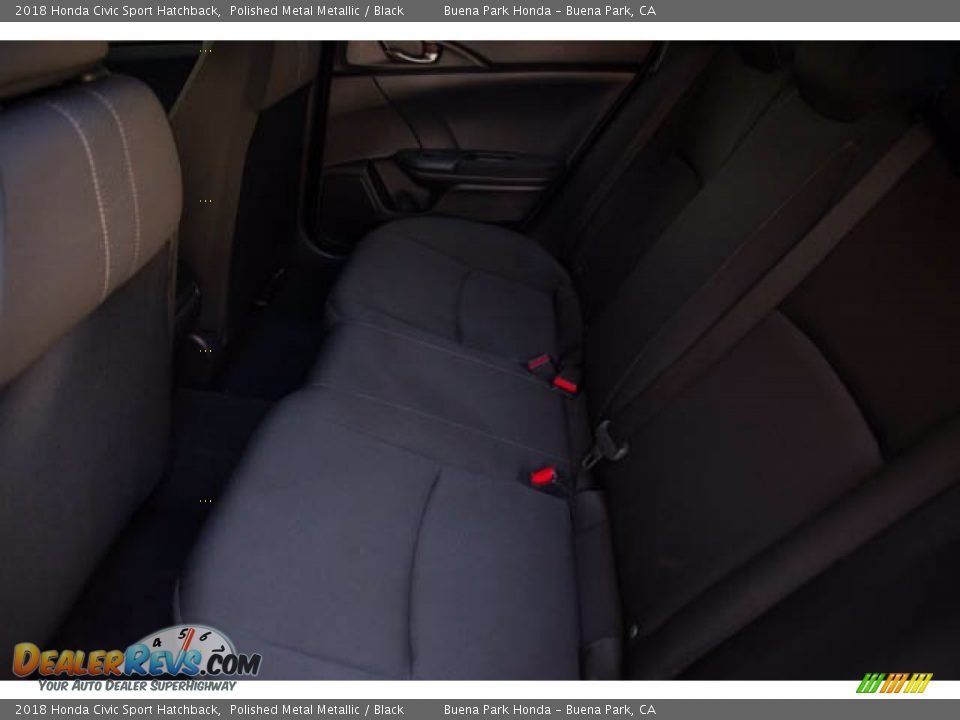 2018 Honda Civic Sport Hatchback Polished Metal Metallic / Black Photo #4