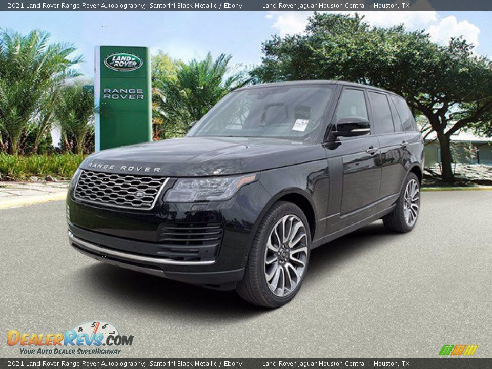 2021 Land Rover Range Rover Autobiography Santorini Black Metallic / Ebony Photo #2