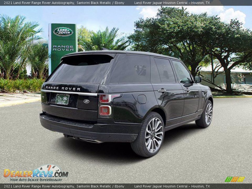2021 Land Rover Range Rover Autobiography Santorini Black Metallic / Ebony Photo #3