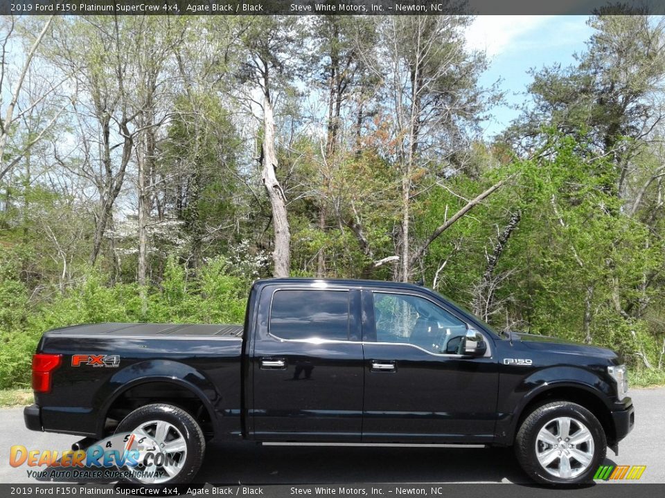 Agate Black 2019 Ford F150 Platinum SuperCrew 4x4 Photo #7