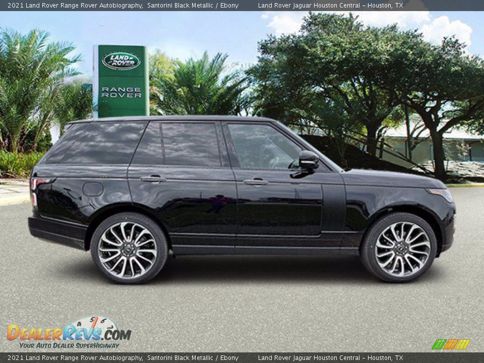 2021 Land Rover Range Rover Autobiography Santorini Black Metallic / Ebony Photo #8