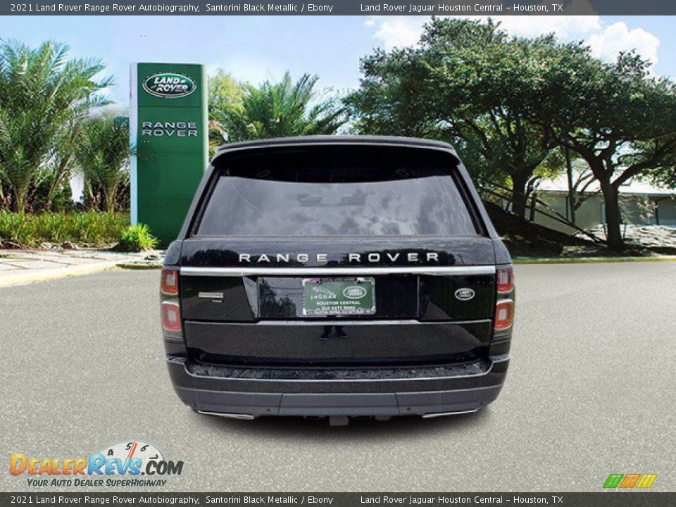 2021 Land Rover Range Rover Autobiography Santorini Black Metallic / Ebony Photo #9
