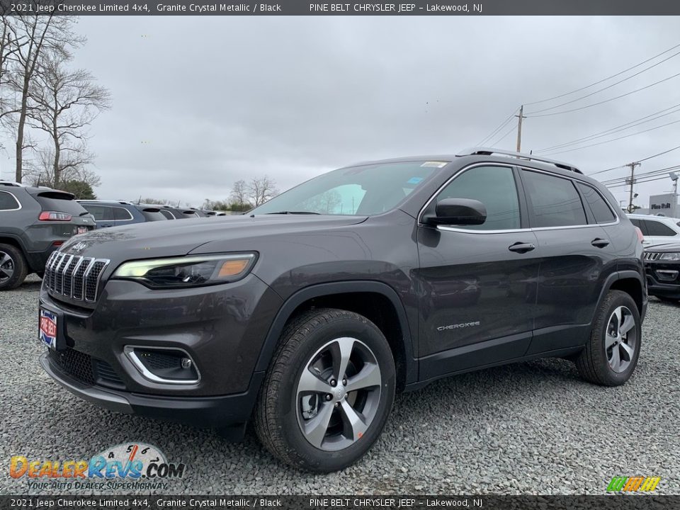 2021 Jeep Cherokee Limited 4x4 Granite Crystal Metallic / Black Photo #1