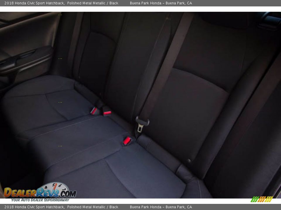 2018 Honda Civic Sport Hatchback Polished Metal Metallic / Black Photo #18