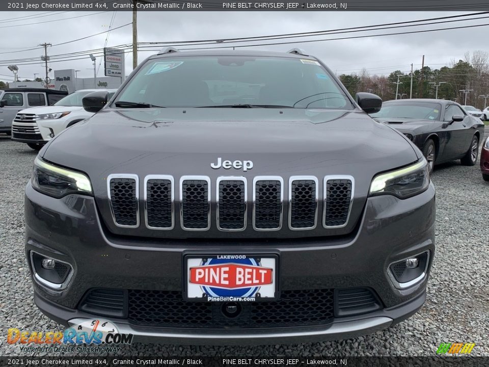 2021 Jeep Cherokee Limited 4x4 Granite Crystal Metallic / Black Photo #3