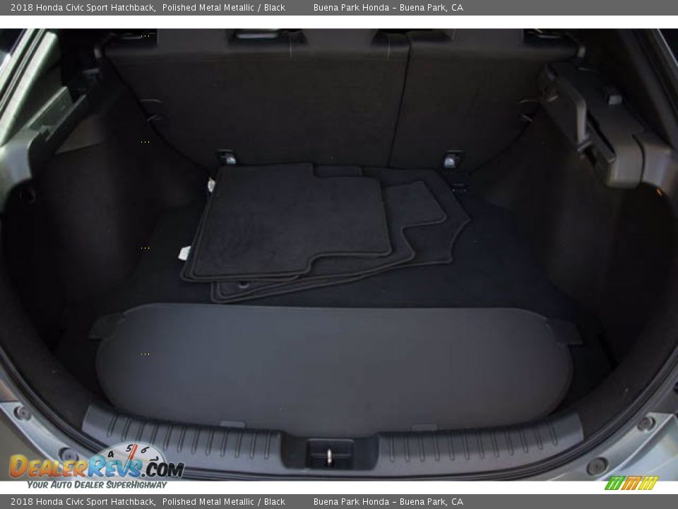2018 Honda Civic Sport Hatchback Polished Metal Metallic / Black Photo #19