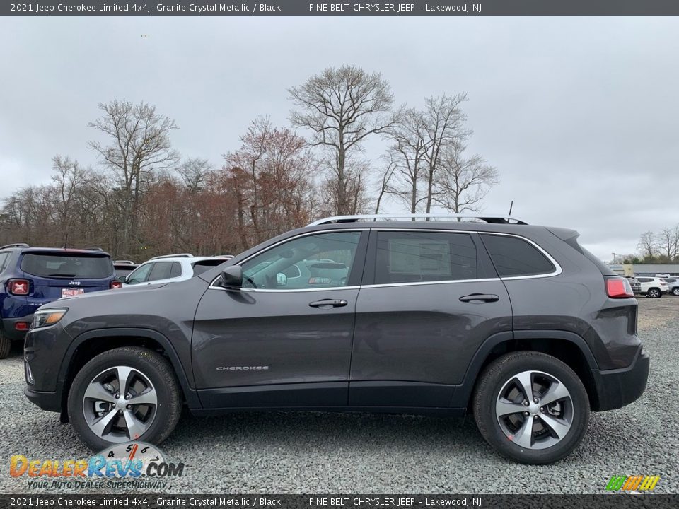 2021 Jeep Cherokee Limited 4x4 Granite Crystal Metallic / Black Photo #4