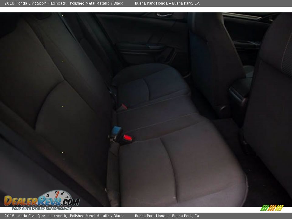 2018 Honda Civic Sport Hatchback Polished Metal Metallic / Black Photo #20