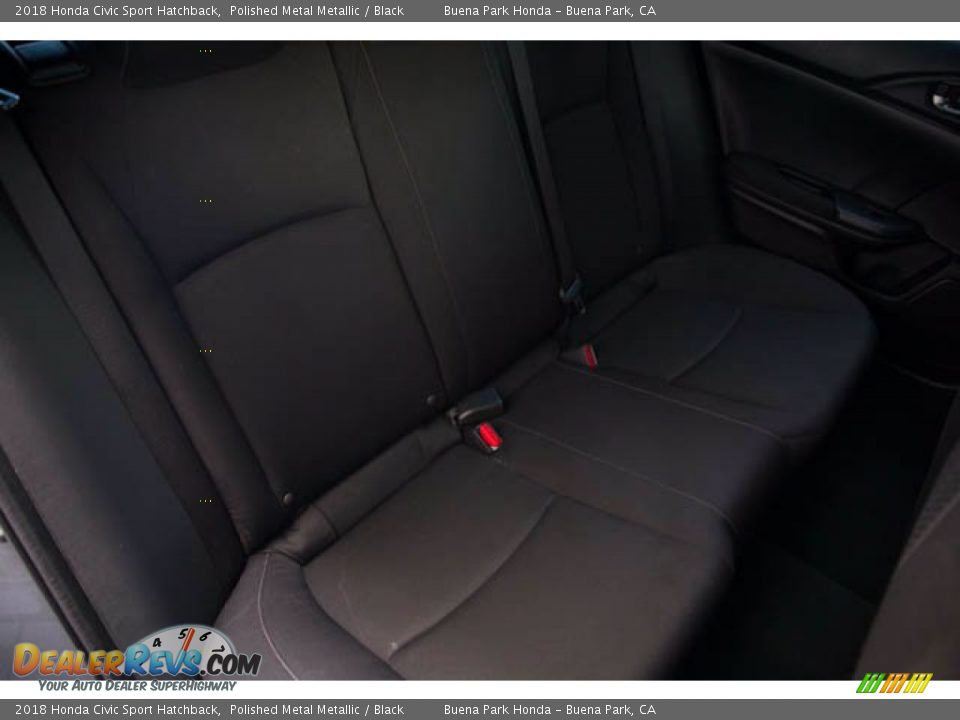 2018 Honda Civic Sport Hatchback Polished Metal Metallic / Black Photo #21