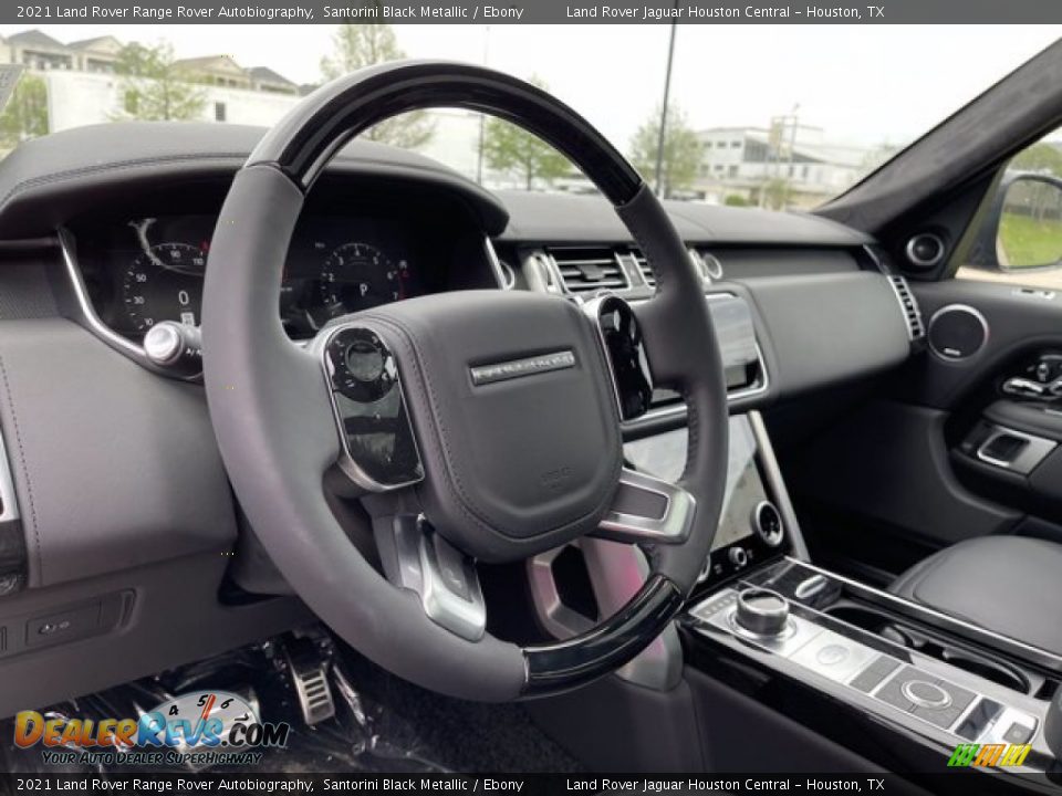 2021 Land Rover Range Rover Autobiography Santorini Black Metallic / Ebony Photo #16