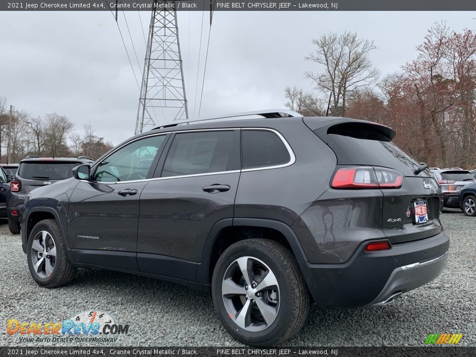 2021 Jeep Cherokee Limited 4x4 Granite Crystal Metallic / Black Photo #6