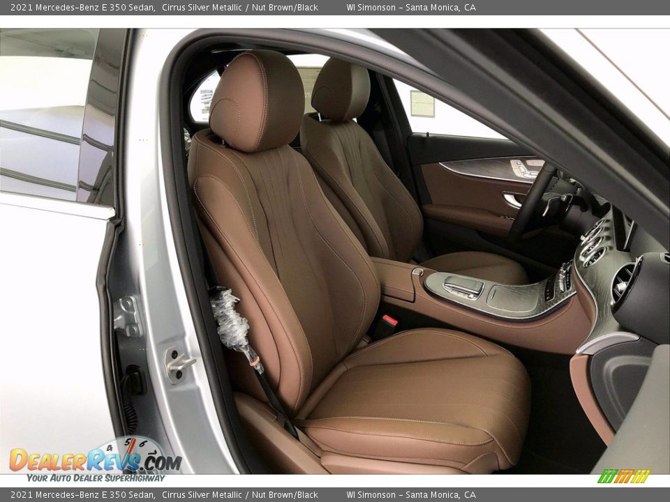 2021 Mercedes-Benz E 350 Sedan Cirrus Silver Metallic / Nut Brown/Black Photo #5