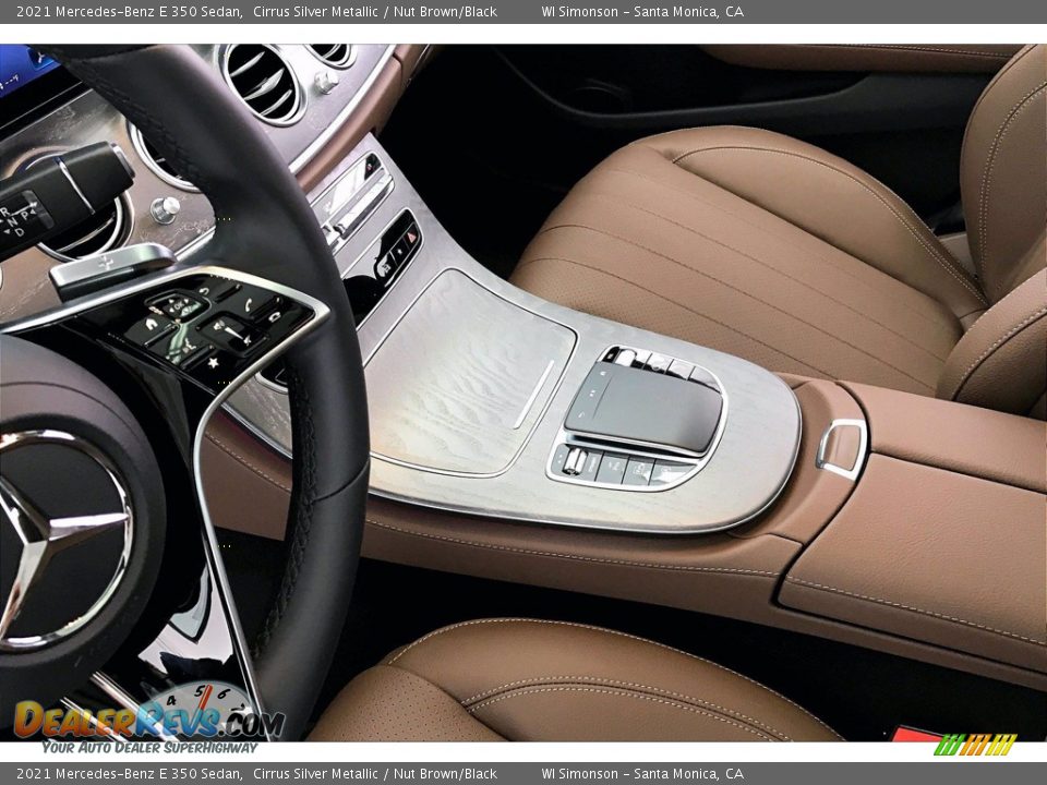 2021 Mercedes-Benz E 350 Sedan Cirrus Silver Metallic / Nut Brown/Black Photo #8