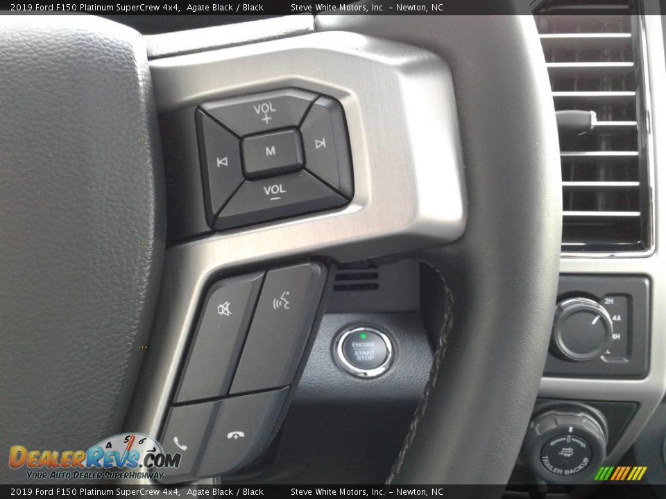 2019 Ford F150 Platinum SuperCrew 4x4 Steering Wheel Photo #26