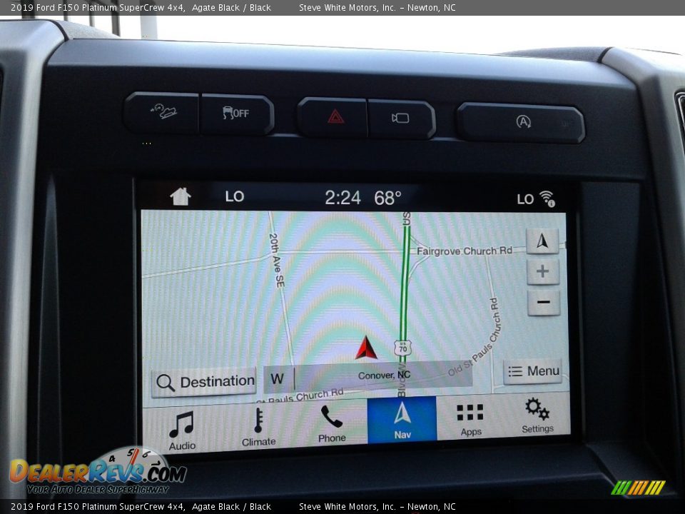 Navigation of 2019 Ford F150 Platinum SuperCrew 4x4 Photo #30