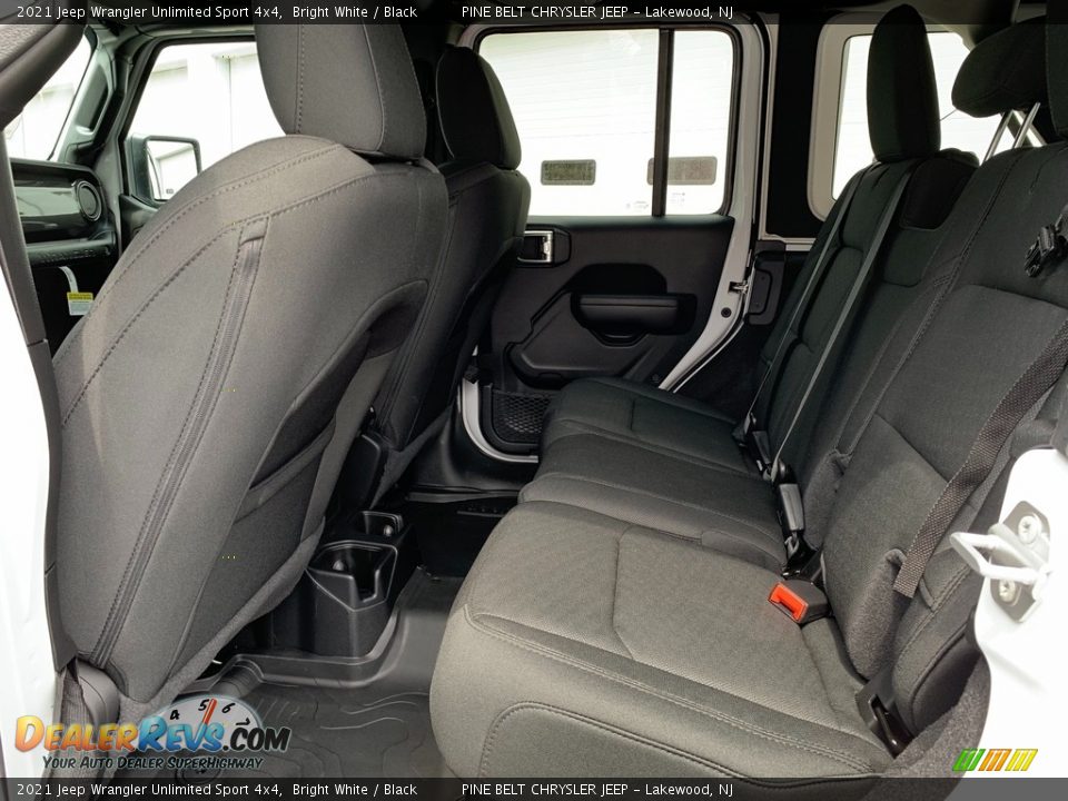 2021 Jeep Wrangler Unlimited Sport 4x4 Bright White / Black Photo #9