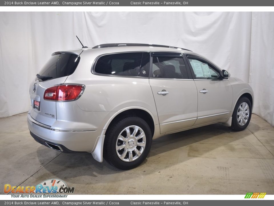 2014 Buick Enclave Leather AWD Champagne Silver Metallic / Cocoa Photo #2