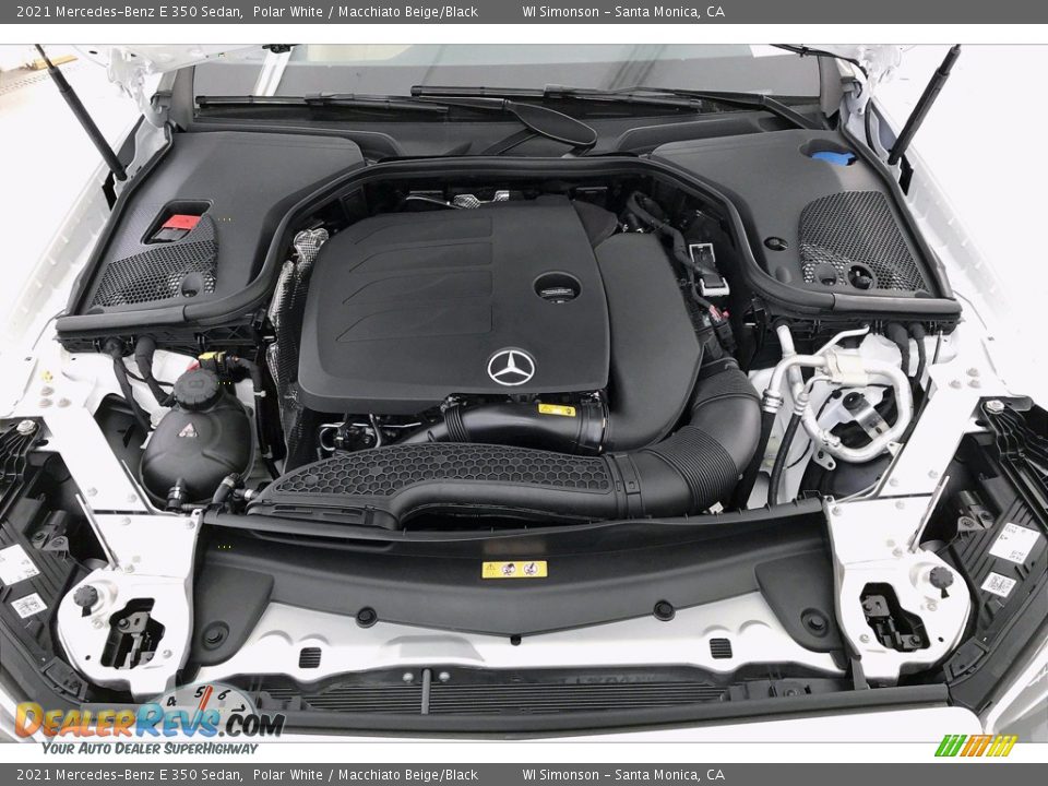 2021 Mercedes-Benz E 350 Sedan Polar White / Macchiato Beige/Black Photo #9
