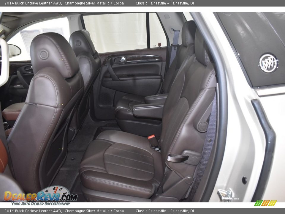 2014 Buick Enclave Leather AWD Champagne Silver Metallic / Cocoa Photo #9