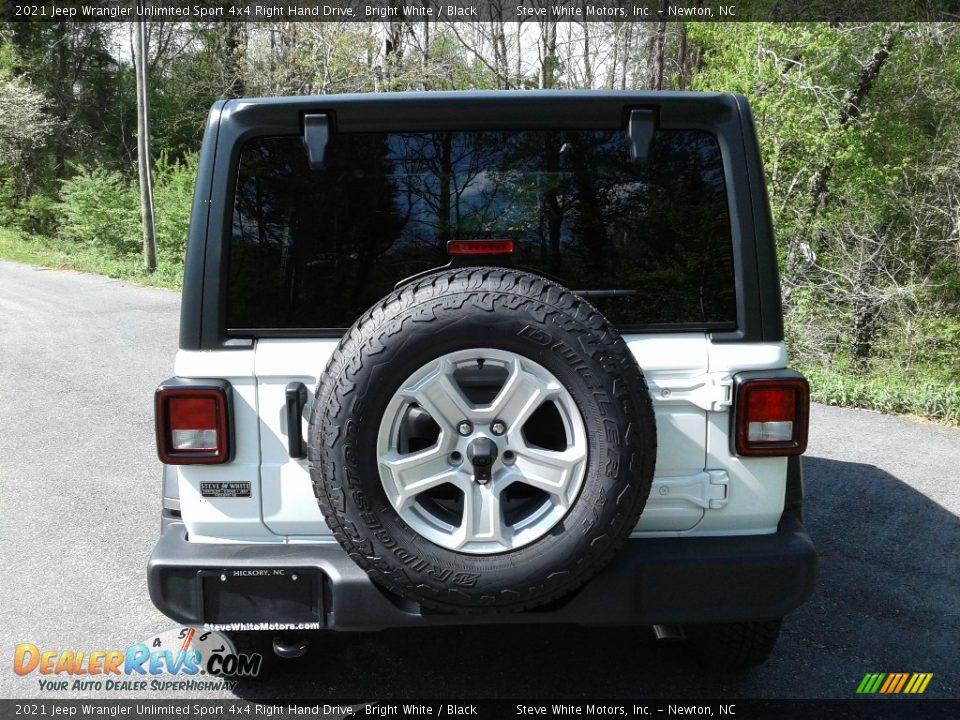 2021 Jeep Wrangler Unlimited Sport 4x4 Right Hand Drive Bright White / Black Photo #7