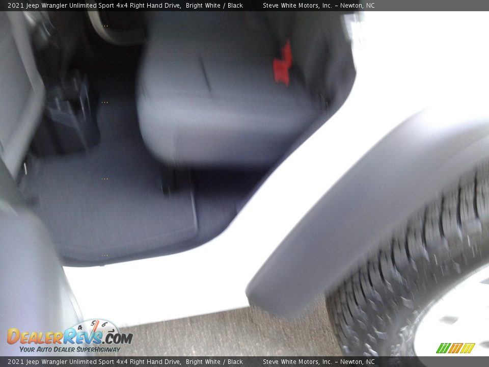 2021 Jeep Wrangler Unlimited Sport 4x4 Right Hand Drive Bright White / Black Photo #11