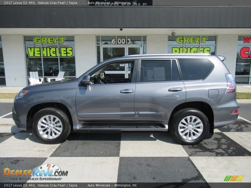 2017 Lexus GX 460 Nebula Gray Pearl / Sepia Photo #1